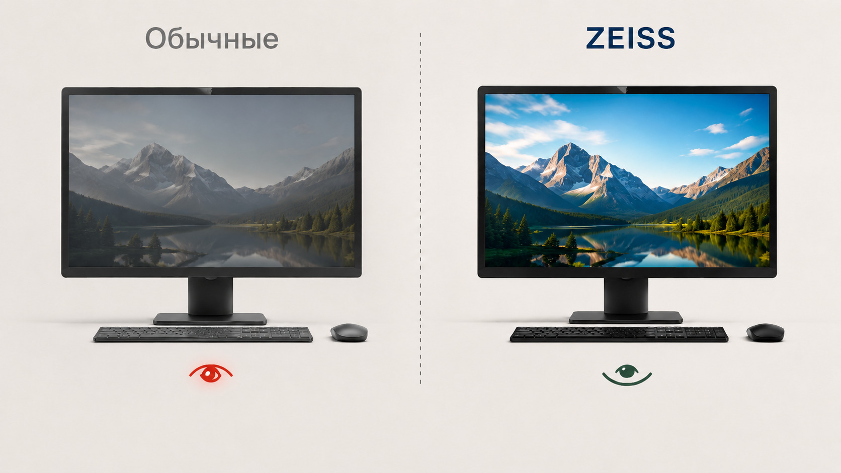 Весь день за компьютером — с линзами Zeiss глаза устают меньше